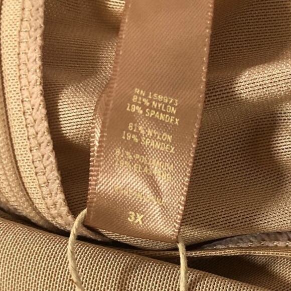 SKIMS Sheer Sculpt Catsuit Long Sleeve Full Bodysuit Clay NWT Size 4X - Picture 9 of 10